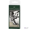 Faber Castell művész filctoll 6db-os PITT 199 fekete (XXS;XS;S;F;M) 1,5mm hegyvastagság 167154