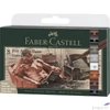 Kép 1/2 - Faber Castell művész filctoll 8db-os PITT Brush "KLASSZIKUS "6xB-s;2xM-es hegyvastagság"