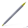 Kép 1/2 - Faber Castell művész filctoll AG-Kétvégű aquarell filctoll sárgás májuszöld 370 Goldfaber Aqua