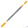 Kép 1/2 - Faber Castell művész filctoll AG-Kétvégű aquarell filctoll sötét krómsárga 109 Goldfaber Aqua