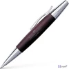 Faber-Castell nyomósiron FC-Töltőceruza E-motion körtefa/krómozot t fém test sötétbarna csavar mechanikáva
