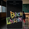 Faber Castell színes ceruza 12db-os Black Edition fekete test fém dobozban 116413