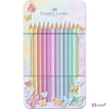 Faber Castell színes ceruza 12db-os SPARKLE pasztell fém dobozban