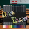Faber Castell színes ceruza 24db-os Black Edition fekete test fém dobozban 116425