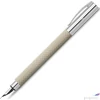 Kép 1/2 - Faber-Castell töltőtoll Ambition OpArt nemesgyantatest fehér homok M 149620