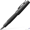 Kép 1/2 - Faber-Castell töltőtoll E-motion galvanizált aluminium test "Pure Black" F 148621