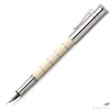 Kép 1/3 - Faber Castell töltőtoll GVFC Classic Anello platina bevonatú elefántcsont F 145671