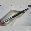 Kép 4/5 - Faber Castell töltőtoll GVFC Guilloche Chevron ródium bevonatú M-es heggyel 146600