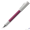 Kép 1/3 - Faber Castell töltőtoll GVFC Guilloche ródium bevonatú Electric Pink M-es heggyel 145240