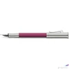 Kép 2/3 - Faber Castell töltőtoll GVFC Guilloche ródium bevonatú Electric Pink M-es heggyel 145240