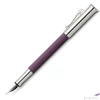 Kép 1/2 - Faber Castell töltőtoll GVFC Guilloche ródium bevonatú liláskék M-es heggyel 145260