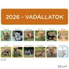 Falinaptár B4 spirál 2026 Vadállat