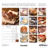 Kép 2/2 - Falinaptárnagy lemezes 2025 Magyar édesságek-receptekkel Cardex