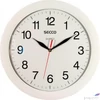 Kép 1/2 - Falióra, 30 cm, SECCO fehér keretes
