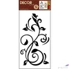 Kép 1/2 - Falmatrica Wall Desig fekete virág minta Wall Design