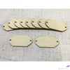 Kép 1/2 - Fatábla egyenes címtábla 3, 5cmx7cmx3mm 10db/cs