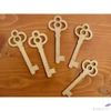 Kép 1/3 - Fatábla felirat, Fa figura kulcs 10cmx4.5cmx3mm 5db/cs