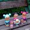 Kép 2/5 - Fatábla felirat, Fa figura orsónagy 7cmx4cm 2db/cs