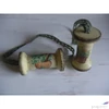 Kép 3/5 - Fatábla felirat, Fa figura orsónagy 7cmx4cm 2db/cs
