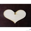 Kép 2/2 - Fatábla felirat, Fa figura szív romantik 9cmx6cmx3mm 10db/cs