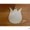 Kép 2/2 - Fatábla felirat, Fa figura tulipán 10cmx3mm 5db/cs