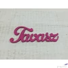 Kép 1/3 - Fatábla felirat Tavasz" magenta 15cm 