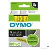 Kép 1/2 - Feliratozó szalag Dymo 12mmx7m DYMO 45018/S0720580 sárga-fekete Feliratozógép szalagok
