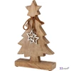 Fenyőfa magnólia fából '24 18x6x30 cm fa talpon natur fa kpm