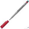 Kép 1/2 - Faber-Castell filctoll, marker 1526 M fóliaíró filc piros 1mm rostiron 152621
