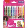 Filctoll készlet Maped 2,8mm, kimosható, Barbie 12 különböző szín