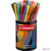 Filctoll készlet Stabilo hengeres fém doboz, 1 mm, Pen 68 ARTY 45 különböző szín