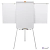Flipchart tábla mágneses felület 2db segédkarra NOBO Essentials fehér