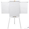 Kép 1/10 - Flipchart tábla mágneses felület 2db segédkarra NOBO Essentials fehér