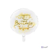 Fólia lufi Happy Birthday To Y 35 cm (14 col)