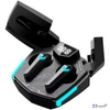 Fülhallgató vezeték nélküli Bluetooth 45780 gaming CANYON DoubleBee GTWS-2 fekete