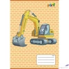 Kép 1/2 - Füzet 14-32 A5 vonalas 1. osztály, COOL BY VICTORIA, Excavator 1. osztályos füzet