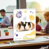 Kép 3/4 - Füzet 20-32 A5 sima Ars Una Cuki-Tengerimalac (5308) 23 53613080 prémium minőségű füzet