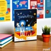 Kép 2/2 - Füzet 20-32 A5 sima Ars Una Gravity (5367) 24 űrhajó 53613677 prémium minőségű füzet
