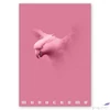 Kép 3/5 - Füzet A/4 Pigna Monocromo Pink  vonalas 38 Lapos 02330121R