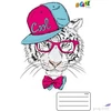 Kép 1/4 - Füzet 12-32 A5 vonalas Victori 32lap Victoria COOL by Funky Animals 3.osztályos füzet
