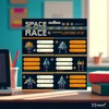 Füzetcímke Ars Una 3x6db Space Race (5143) 22 53831439 Öntapadós - egy csomagban külön