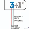 Kép 4/7 - Golyóstol háromszínű nyomósirónna egyben BIC 4 Colours + grafitbé