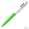 Golyóstoll 0,5mm Schneider nyomógombos, négyszínű, Take 4 Neon, zöld-fehér