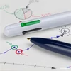 Kép 4/6 - Golyóstoll 0,5mm Schneider nyomógombos, négyszínű, Take 4, sötétkék 