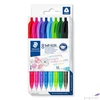 Kép 1/7 - Golyóstoll 0,5mm Staedtler nyomógombos, 4230 M, 8 különböző szín