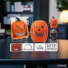 Halloween dekor ledes 19x8x30cm 2 féle, led-del,hanggal kpm25