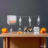 Halloween fényfűzér 10 led-del,24 különböző mintával kpm25