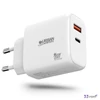 Hálózati töltő 1xUSB-A (12W) 1xUSB-C (45W) URBAN FACTORY