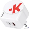 Kép 1/3 - Hálózati töltő 1xUSB-A 1xUSB-C PD 65W GaN USB-C kábel SKROSS