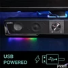 Kép 3/5 - Hangszóró 12W 2x3.5mm jack +USB-A SPEEDLINK GRAVITY RGB Stereo Soundbar